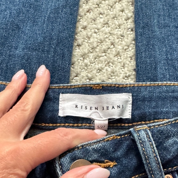 Risen- Dark Blue Skinny Jeans - Picture 4 of 15